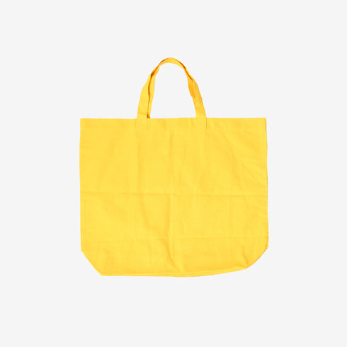 Yellow drippy heart tote bag 100% cotton - Cute designer totes by Kerri Rosenthal