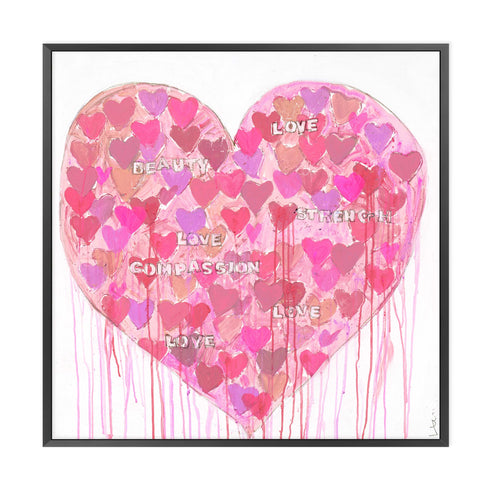 You Are Super Duper pink word art print by Kerri Rosenthal - Unique artwork for living room wall decor