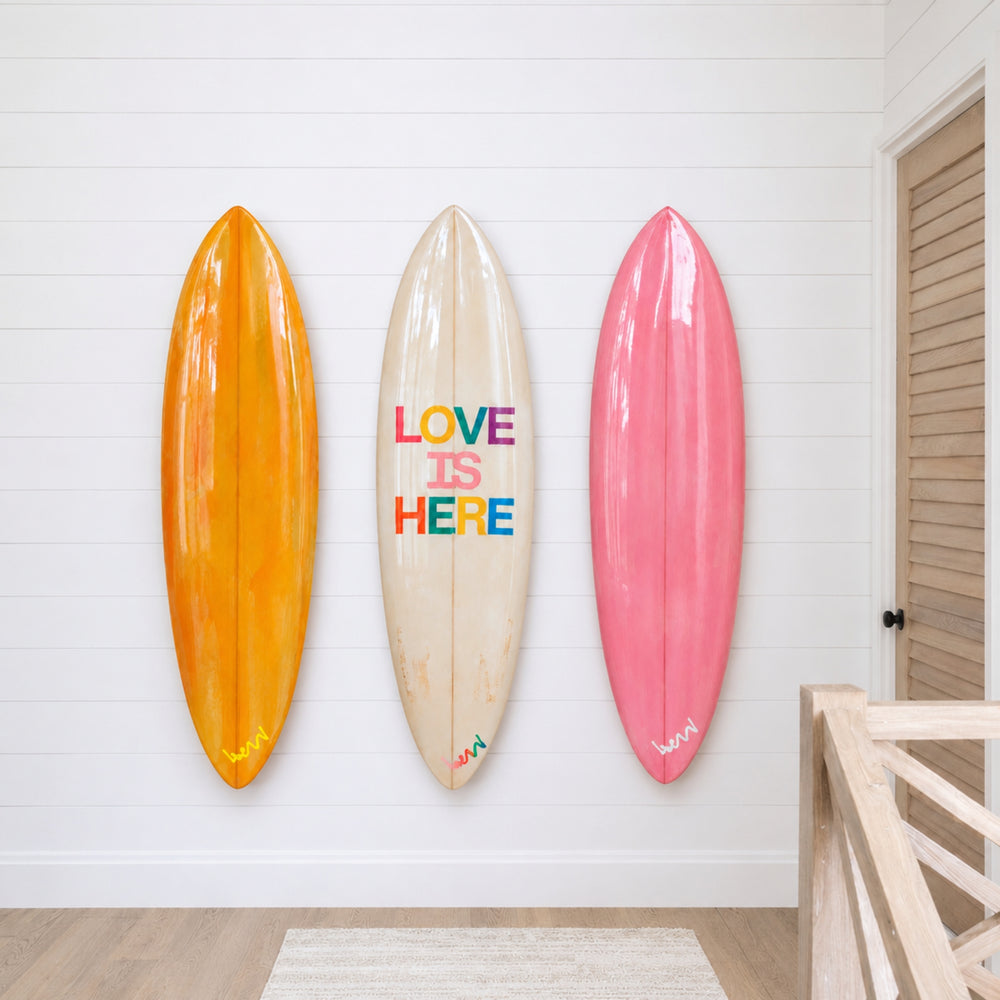 Palm Pink Surfboard