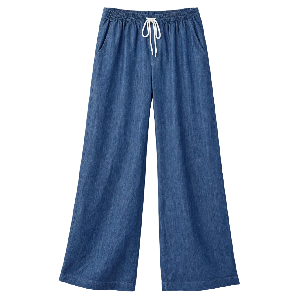 Palazzo Denim Pant