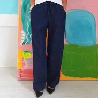 Palazzo Denim Pant