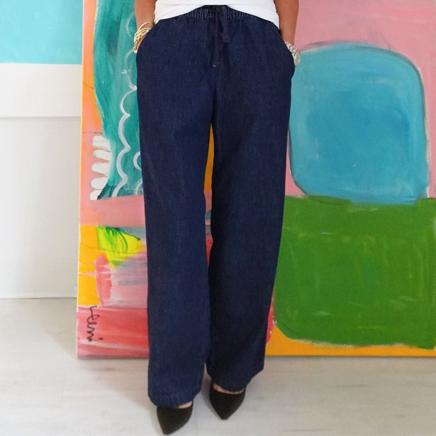 Kerri Rosenthal wide legged denim pants