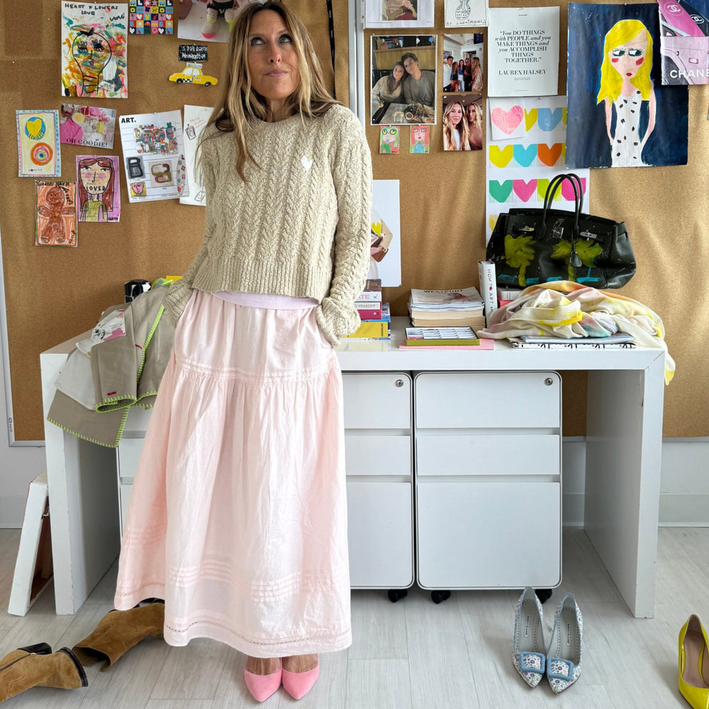 Vacance Pintuck Skirt