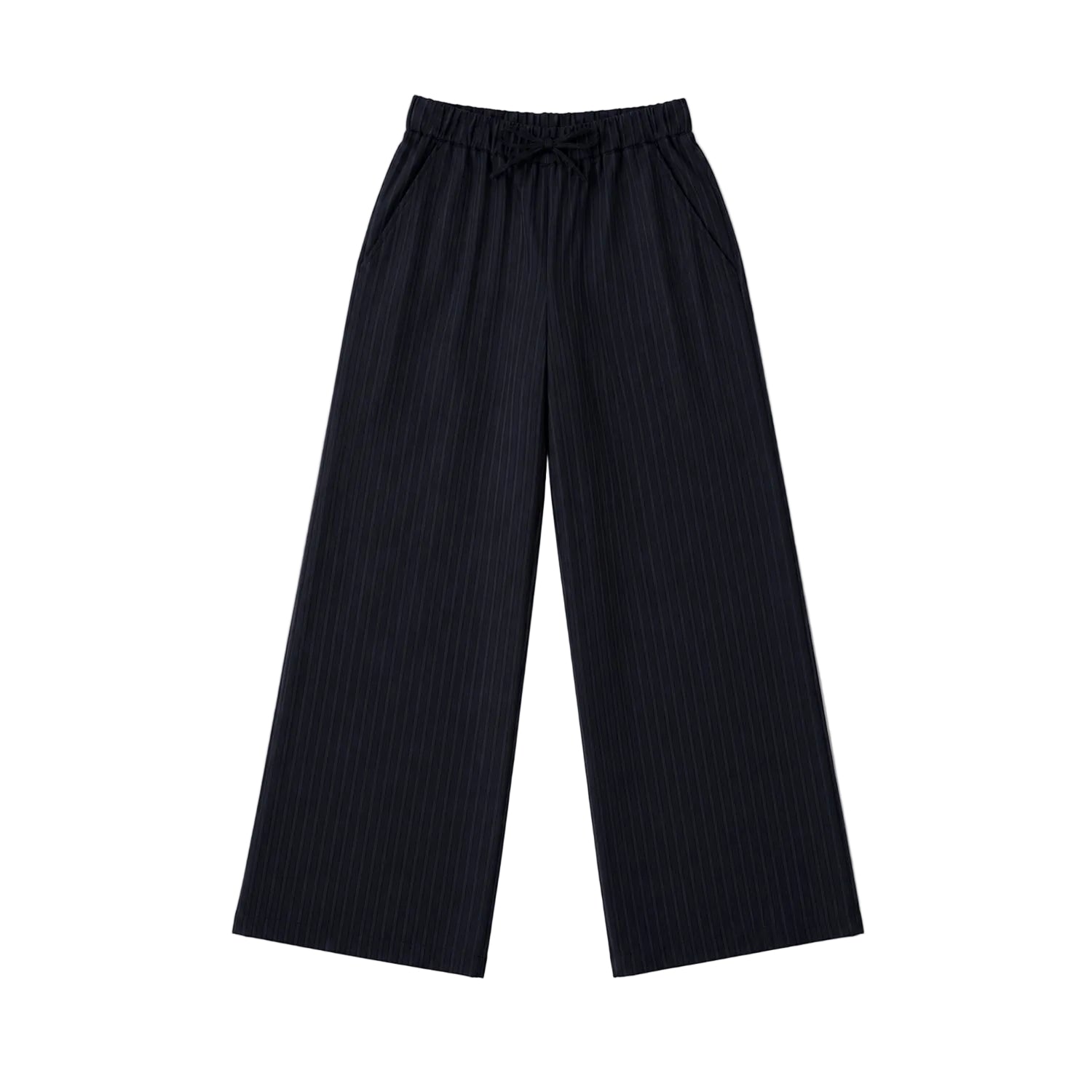 パンツ 4NG3L0000 BLACK STRIPE TROUSERS Palazzo Stripe Pant, Black & White | Kerri Rosenthal – KERRI ROSENTHAL