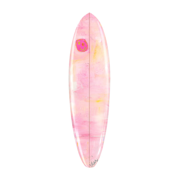 Find Happy Rosey Pink Surfboard – KERRI ROSENTHAL