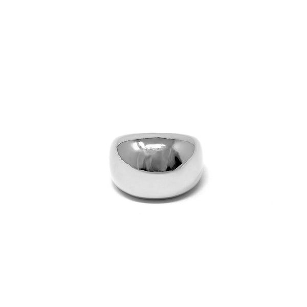 The Ludlow sterling silver thick dome ring by Kerri Rosenthal