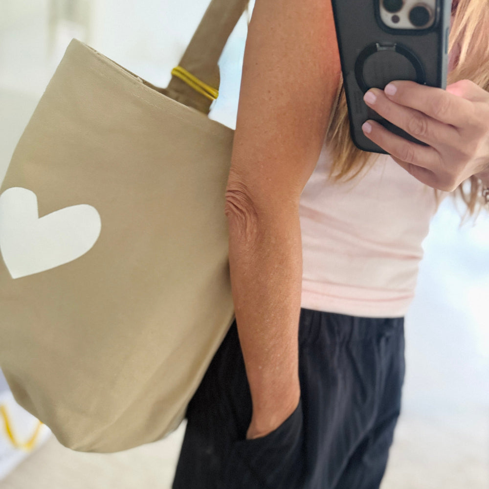 KR Imperfect Heart Hobo Tote