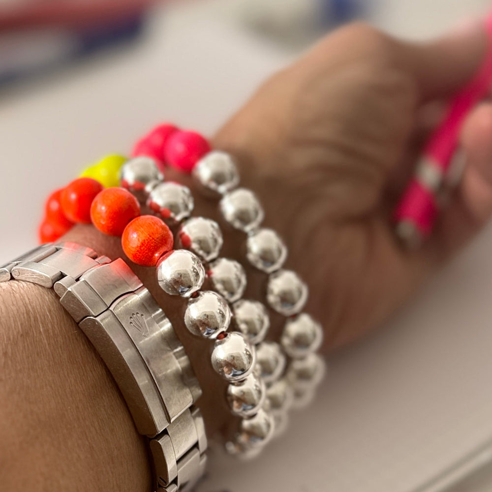 Silver Pearl Bracelet