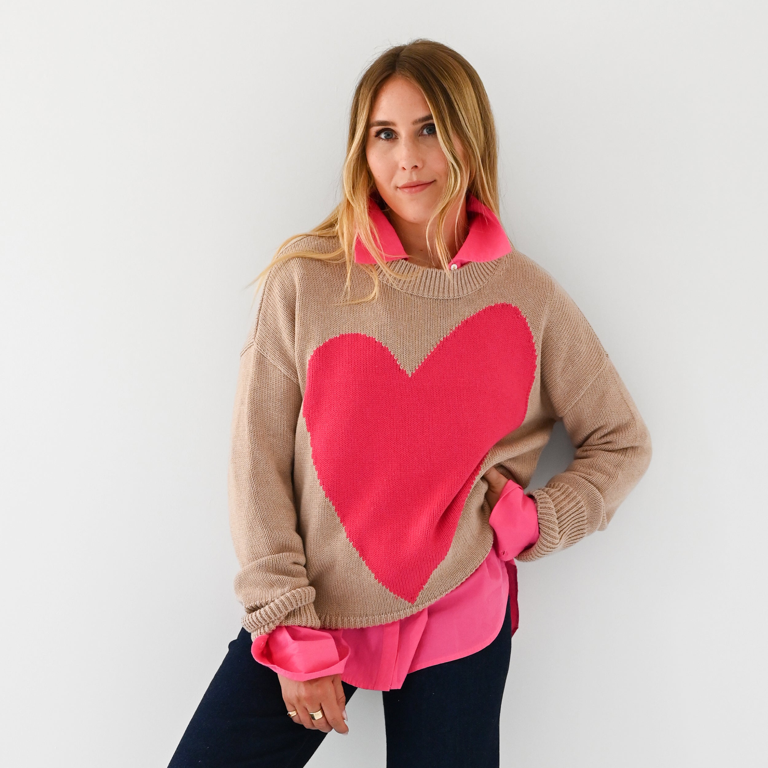 Benton Sweater Imperfect Heart – KERRI ROSENTHAL