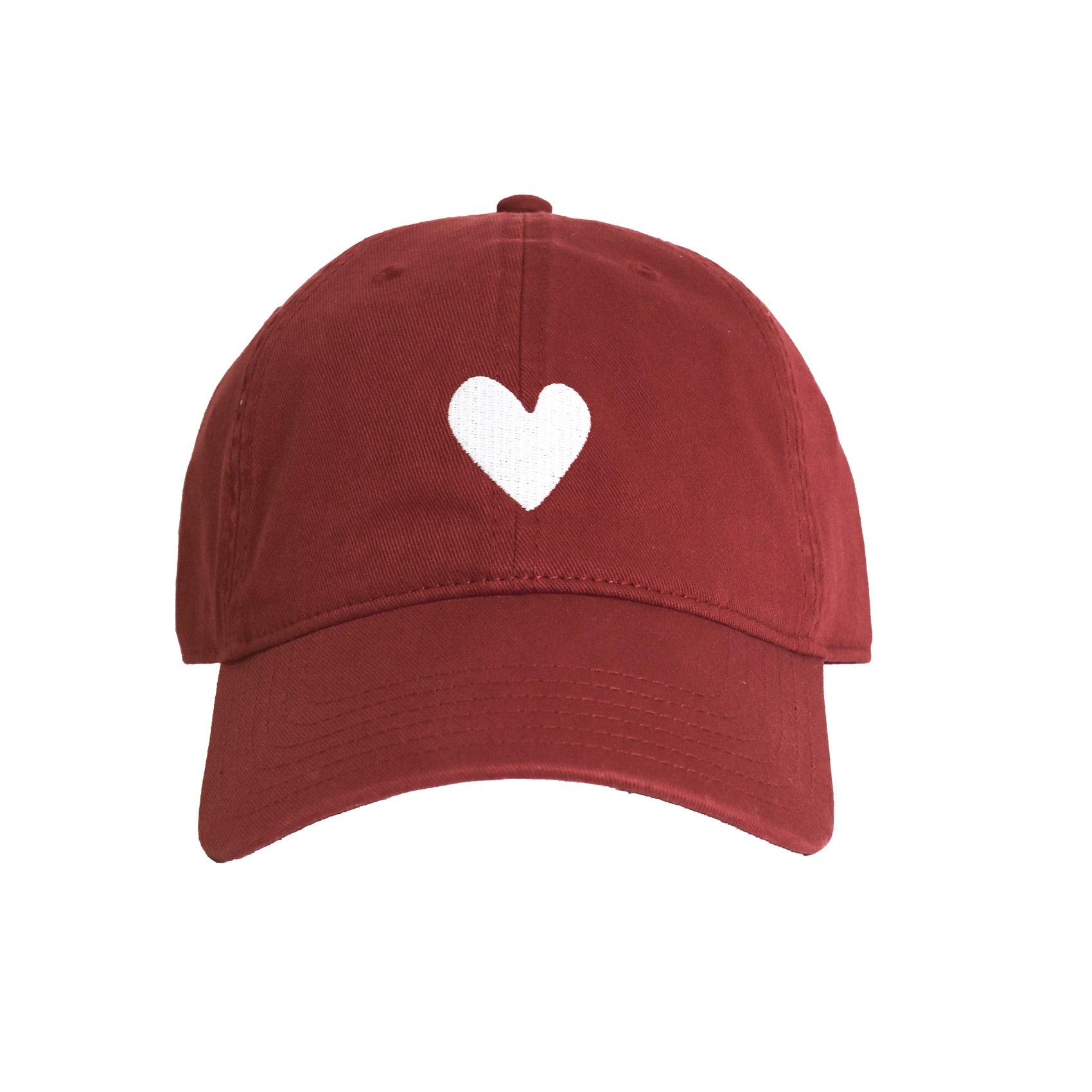 KR Embroidered Heart Baseball Hat Cap 100% Cotton – KERRI ROSENTHAL