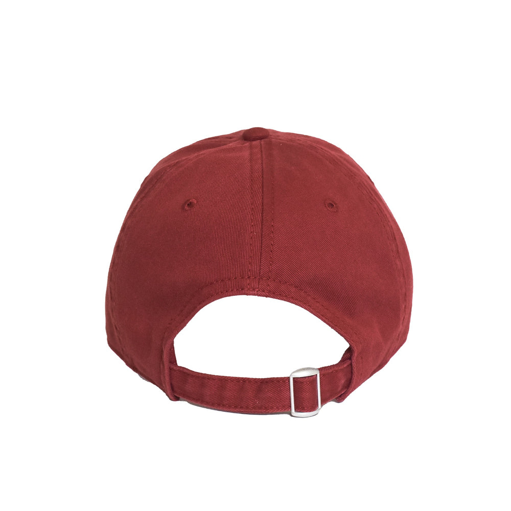 KR Embroidered red cap hat with white heart 100% cotton - Cute baseball caps by Kerri Rosenthal