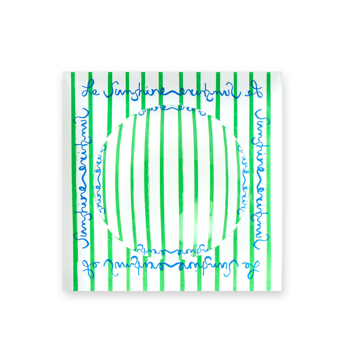 Le Sunshine Stripe Decorative Bowl