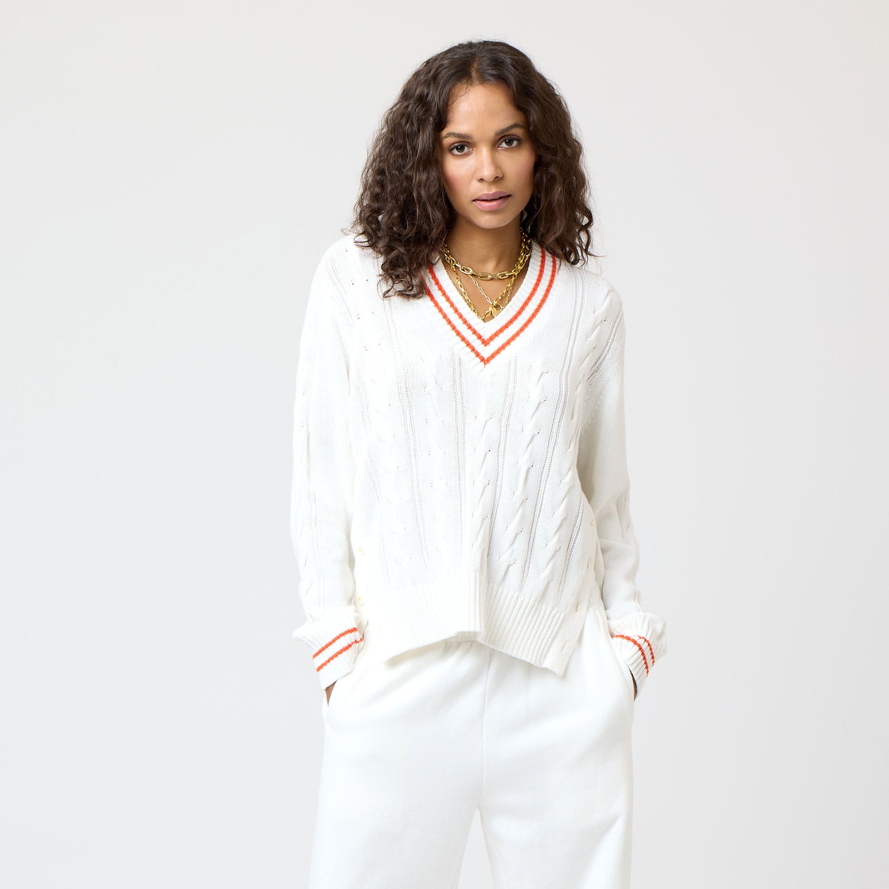 KR Summer Off-White Sweater Pullover - Chalk // Kerri Rosenthal