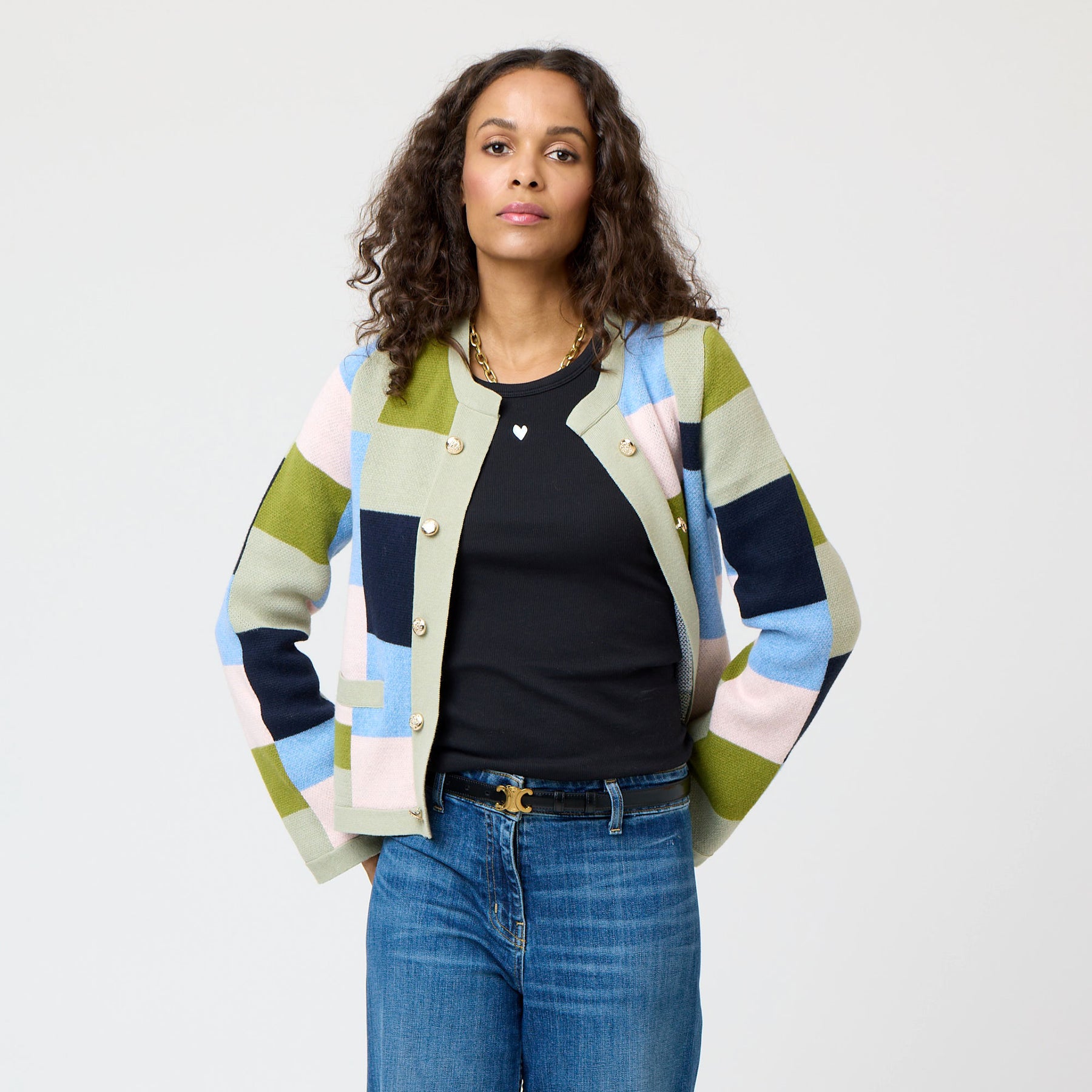 Kerri Rosenthal Sienna Cardigan Sugar Pink
