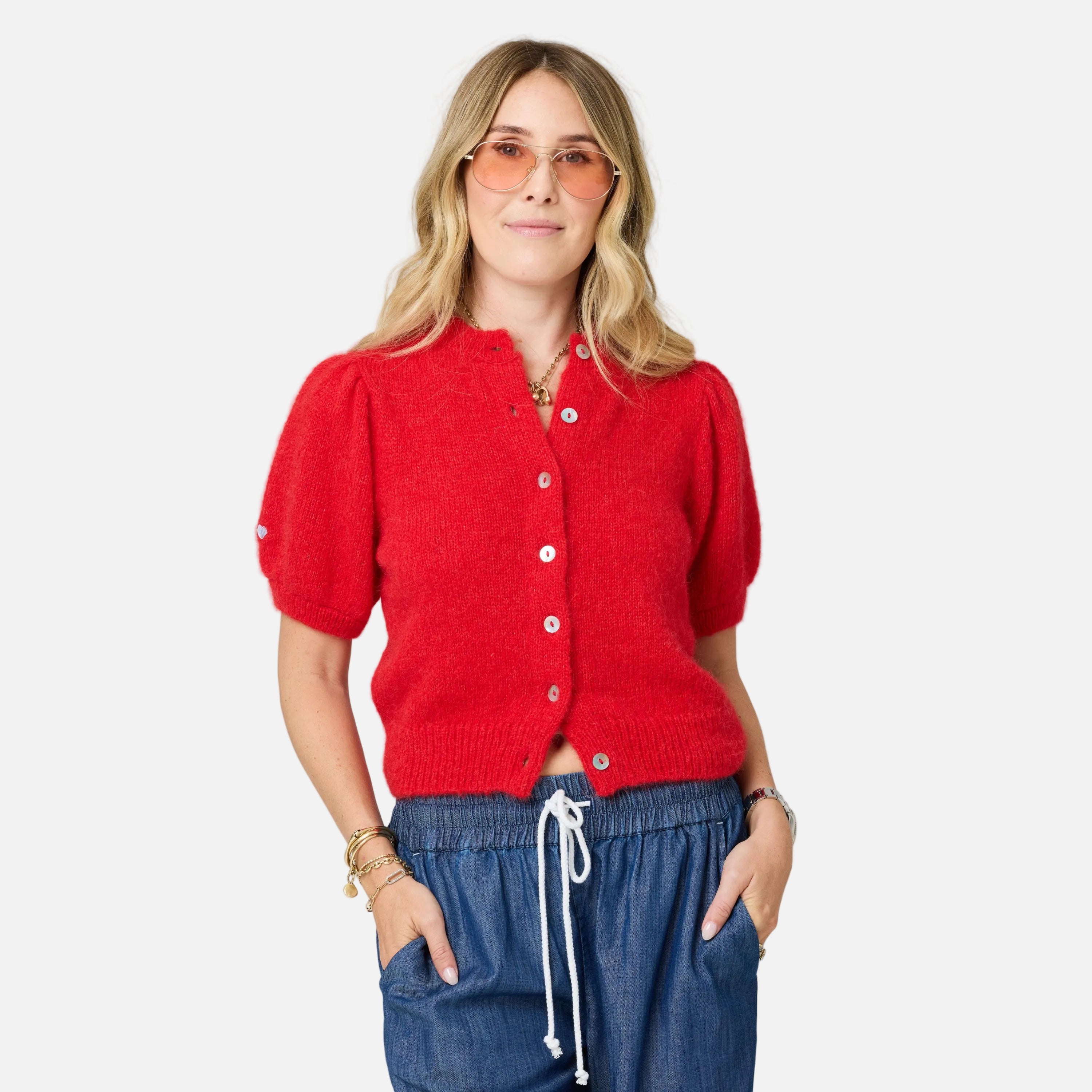 Fringe Beau-Lero Cardigan, Natural | Kerri Rosenthal – KERRI ROSENTHAL