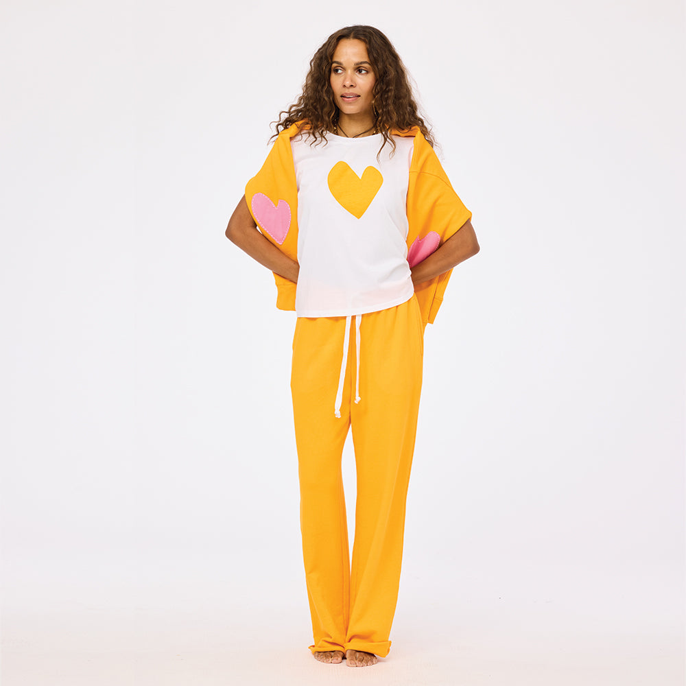 Suke Imperfect white heart t shirt in 100% cotton - Shop women's cute graphic tees by Kerri Rosenthal