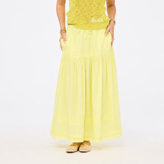 Vacance Pintuck Skirt