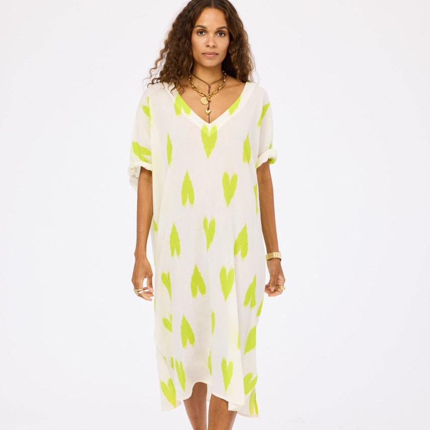 Roper Ikat Heart Cover Up