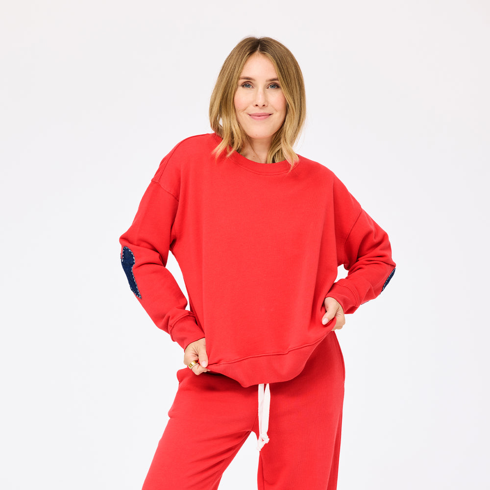 Ex-Boyfriend Patchwork Sweatshirt