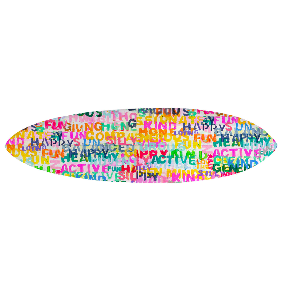 Hand-signed by Kerri Rosenthal and built by professional surfers, this board blends performance and daily inspiration.