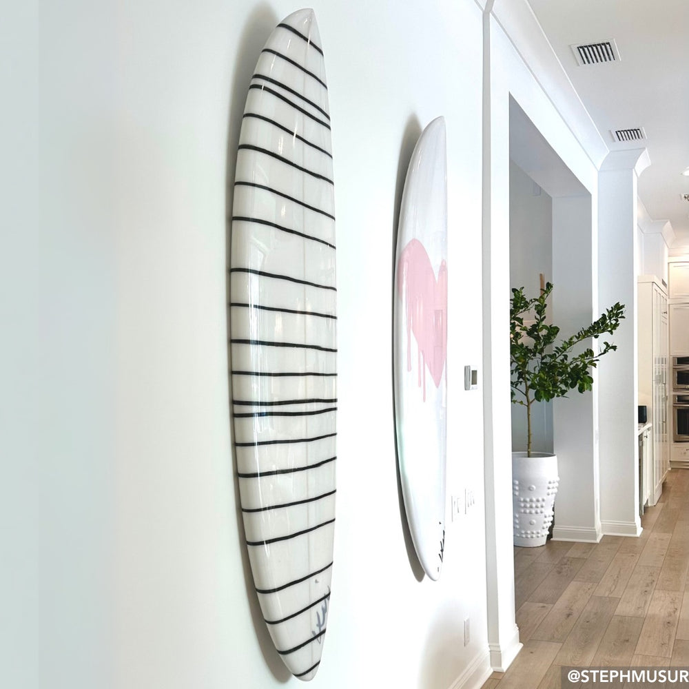 Vertical or horizontal hanging options, watertight mounting plugs, and Kerri's signature artistic style.