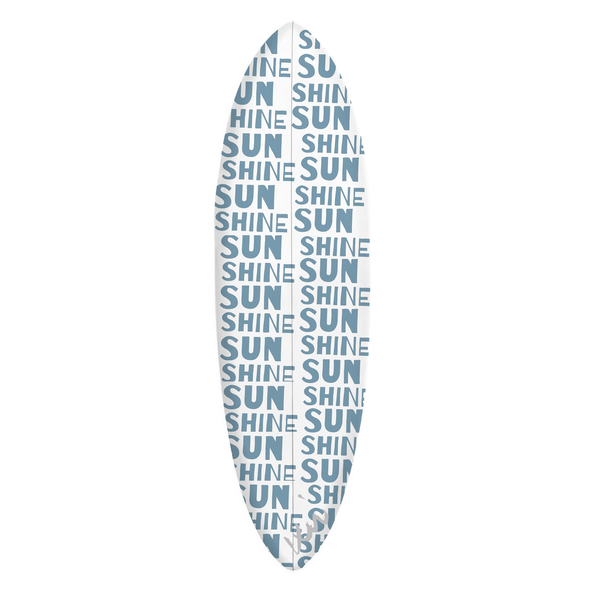 Striped Sunshine Surf Blue Surfboard Design – KERRI ROSENTHAL