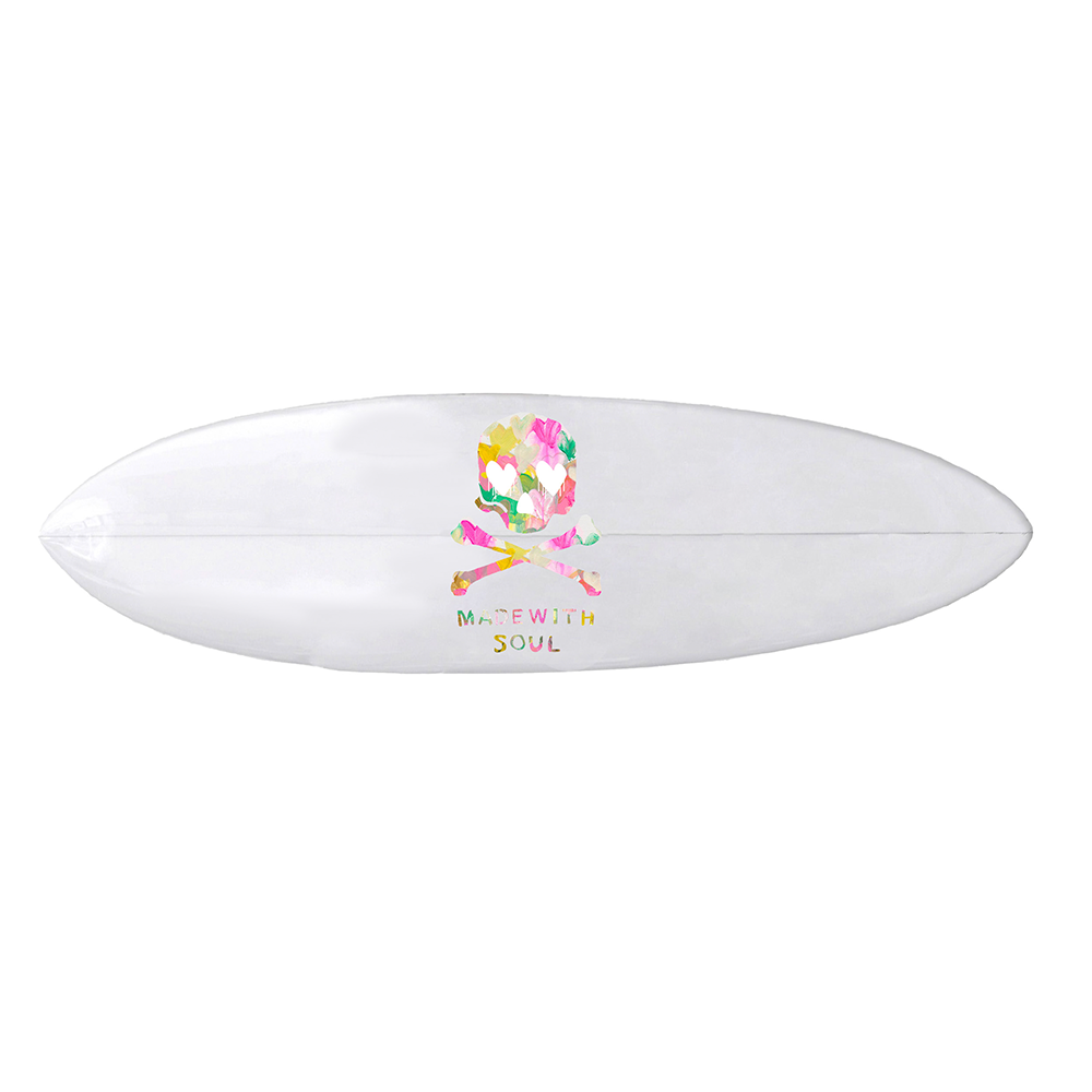 Unique surfboard wall art handcrafted in a real surf shop for an authentic finish.