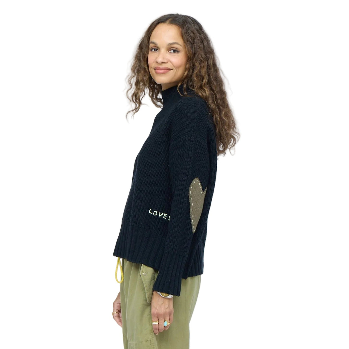 Marlow Imperfect Heart Sweater by Kerri Rosenthal
