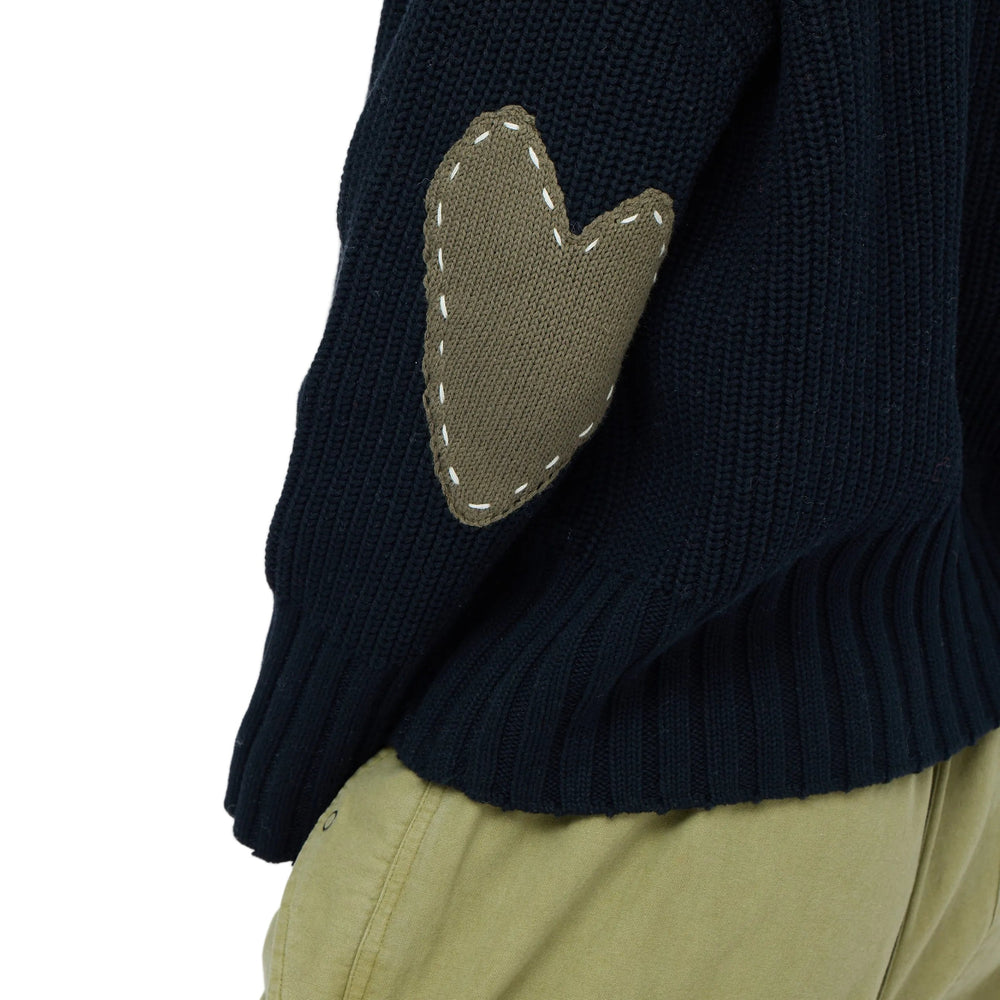 Marlow Imperfect Heart Sweater by Kerri Rosenthal, detail view