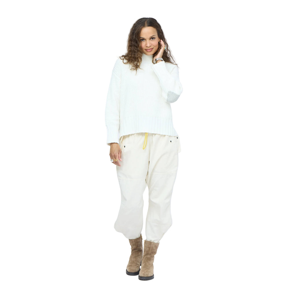 Marlow Imperfect Heart Sweater by Kerri Rosenthal, styled view