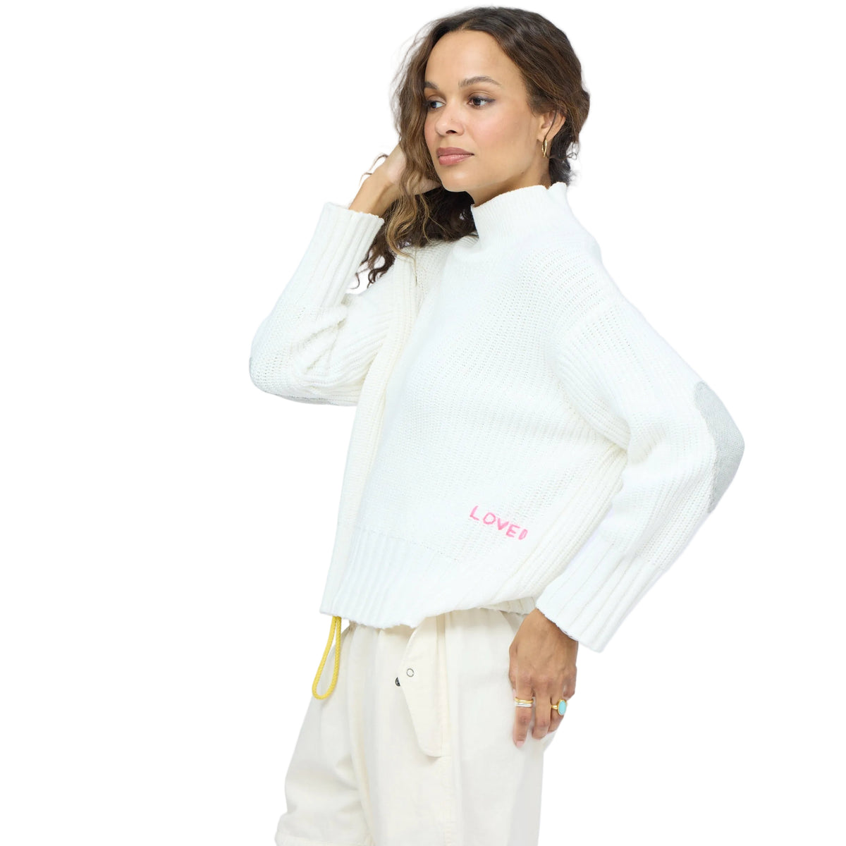 Marlow Imperfect Heart Sweater by Kerri Rosenthal