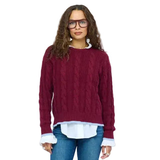Maxwork Cable Pullover Sweater