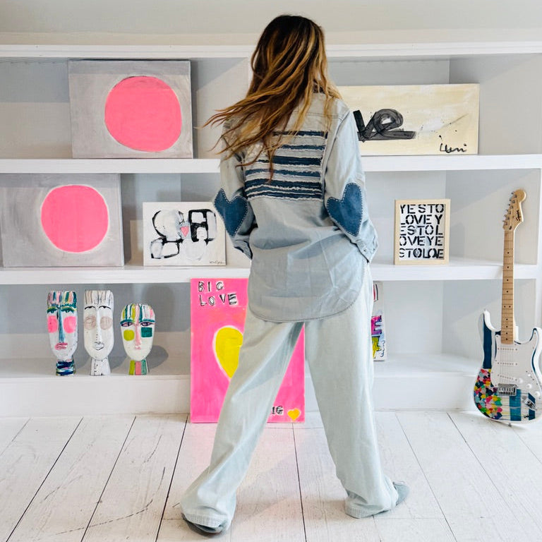 Palazzo Denim Pant