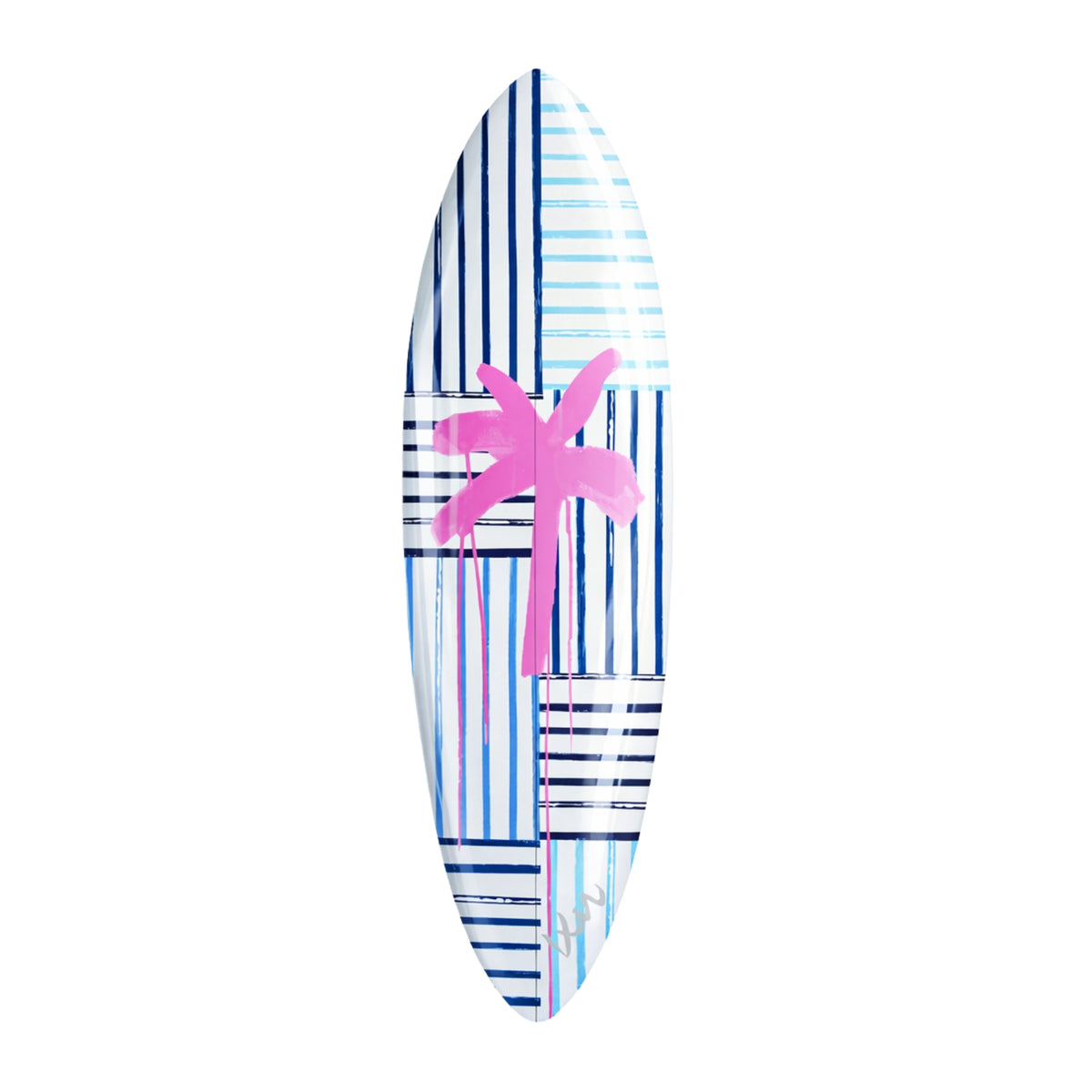 Mr. Sharpie Drippy Palm Surfboard