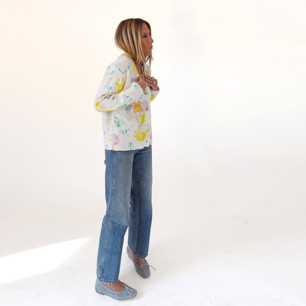 Slouchy studio button down cardigan womens - Shop cute cardigans by Kerri Rosenthal.
