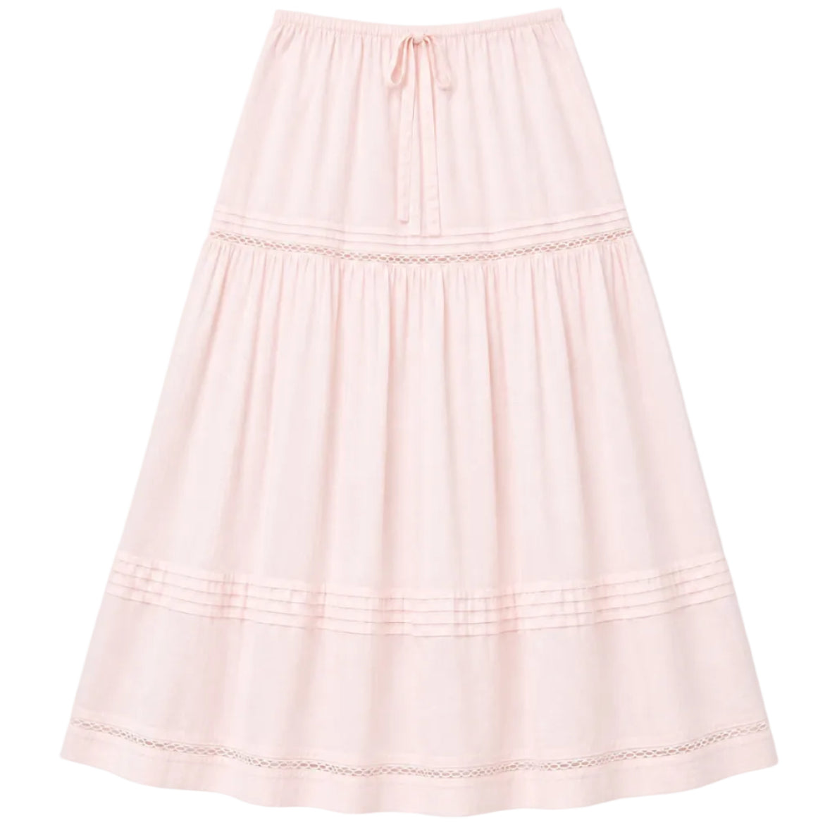 Vacance Cotton Pink Maxi Skirt – KERRI ROSENTHAL
