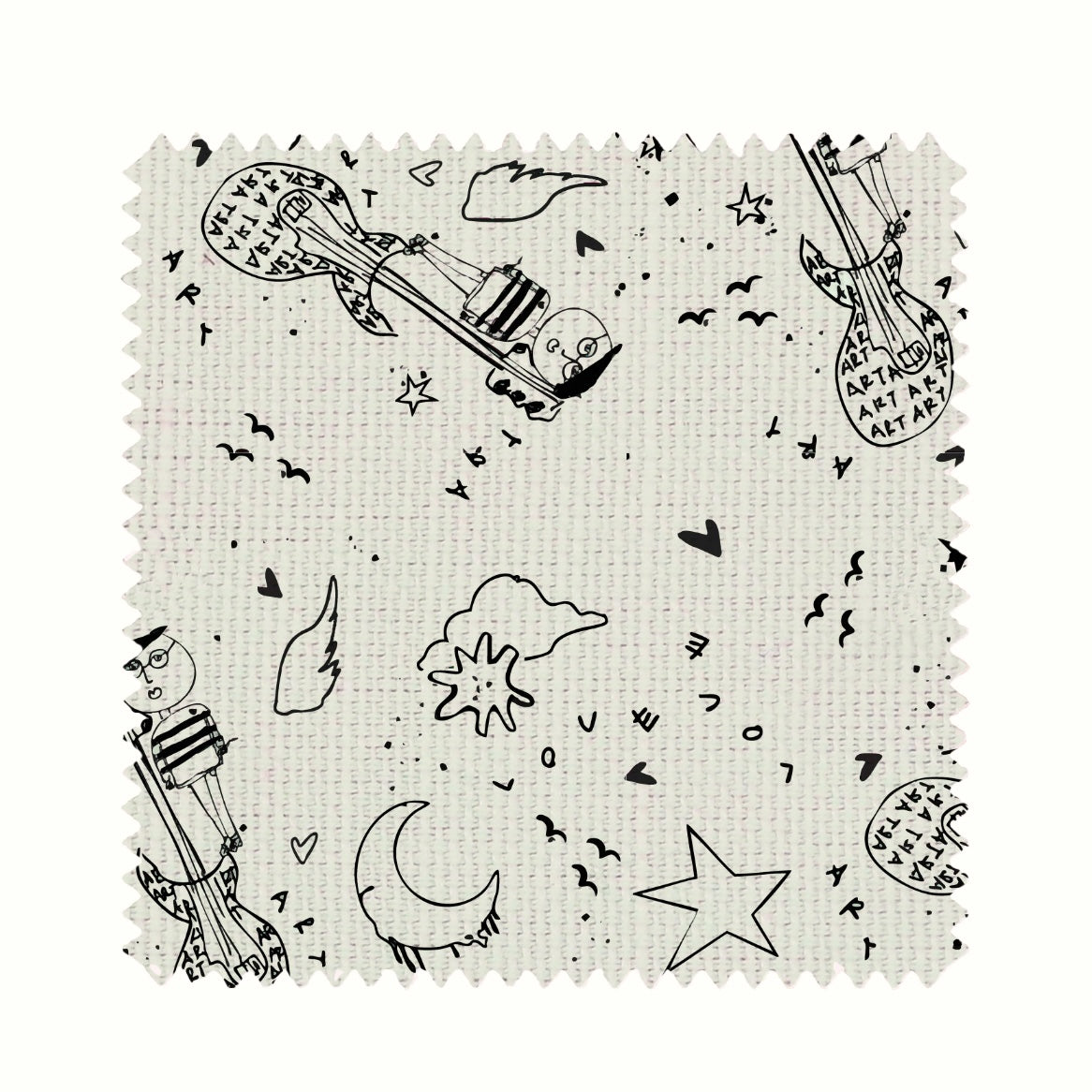 Rock N Love Fabric