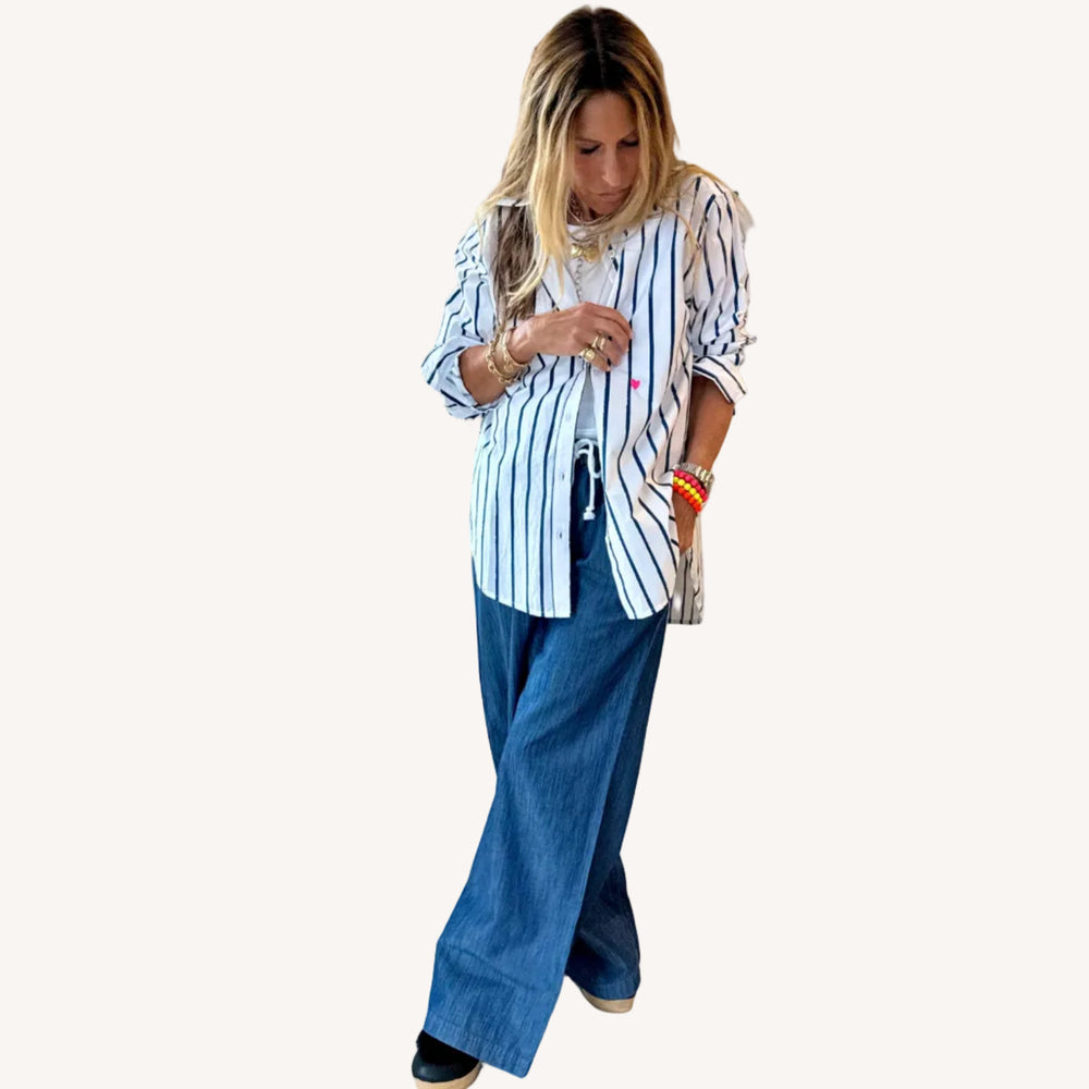 Palazzo Denim Pant