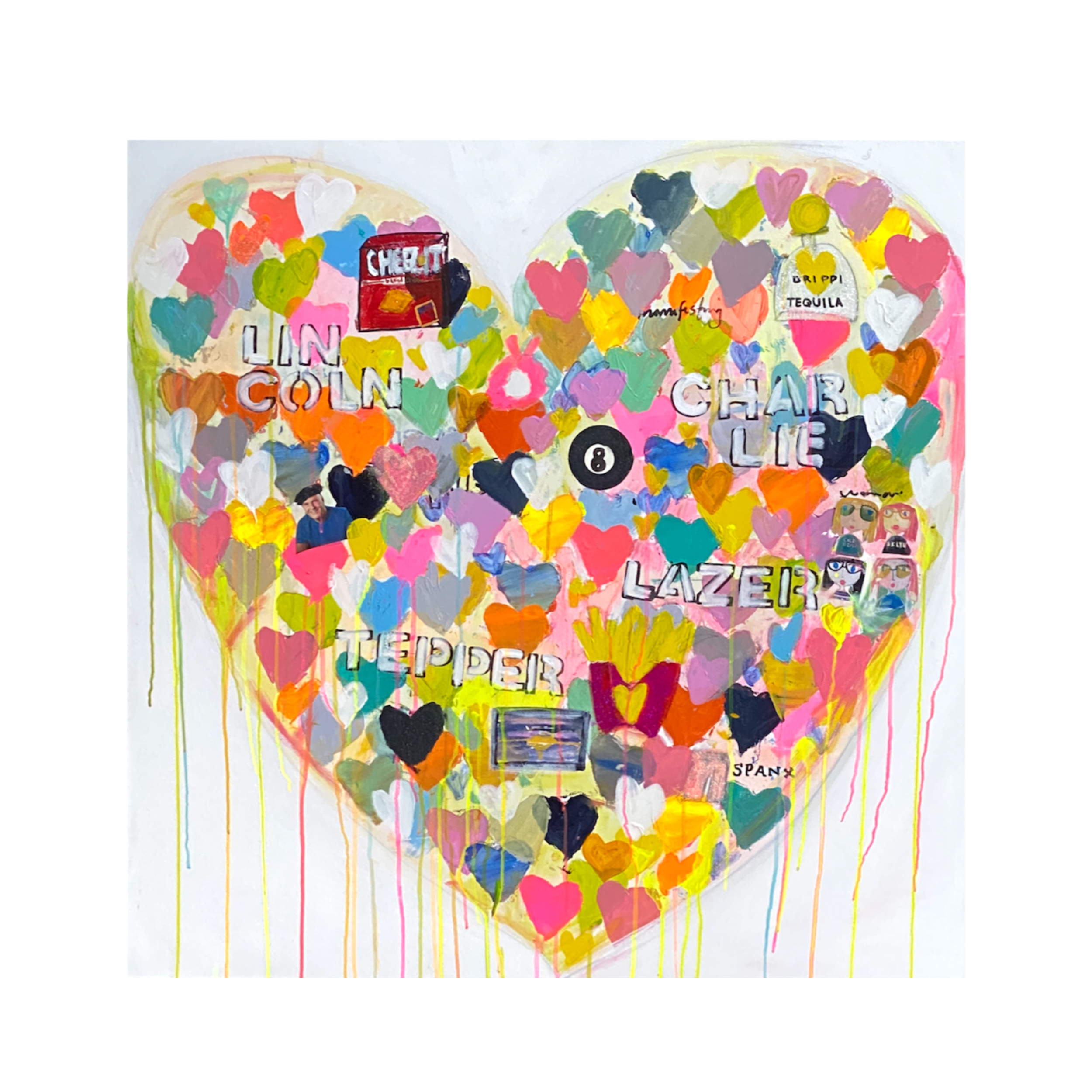 Super Duper Drippy Heart Original Commission Wall Art – KERRI