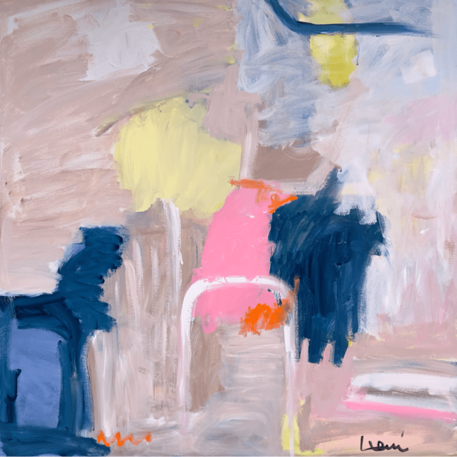Love Shack Original Painting inspired home interiors for modern living spaces by Kerri Rosenthal