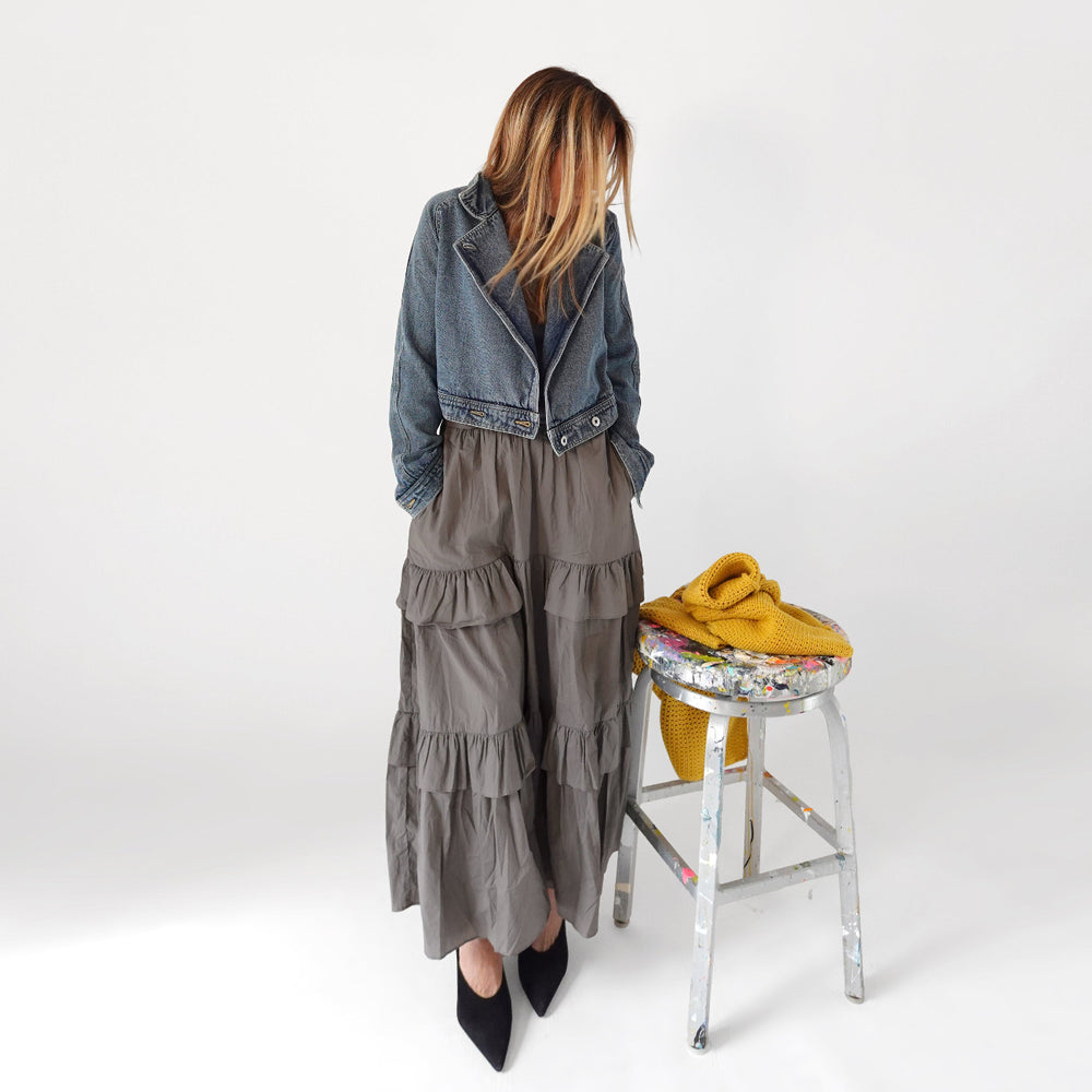 Summer long sleeves cotton denim jacket - Shop cute women's jackets by Kerri Rosenthal