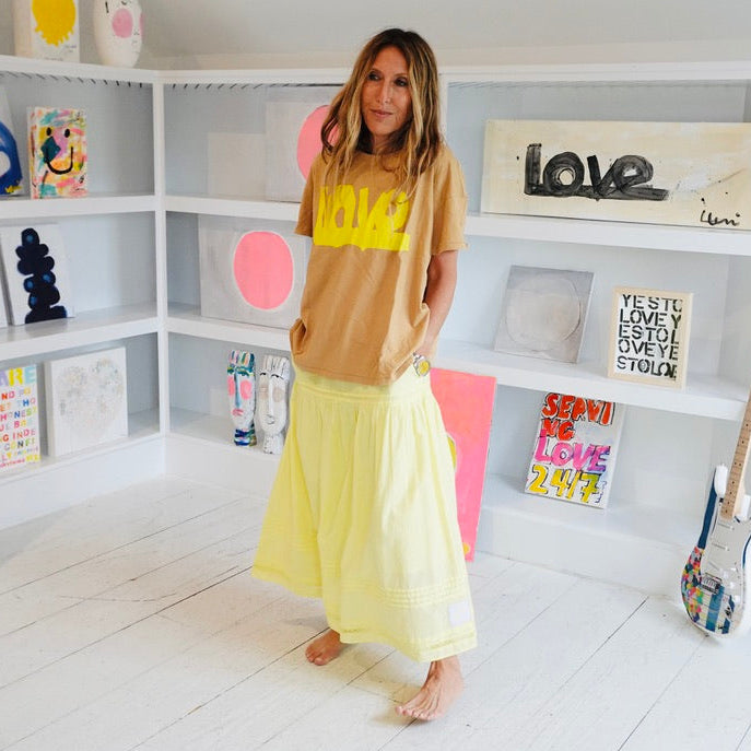 Vacance Pintuck Skirt