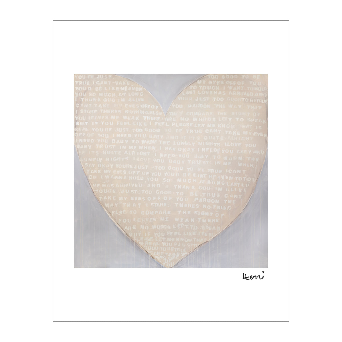 Cant Take My Eyes Off You Mini Art Print