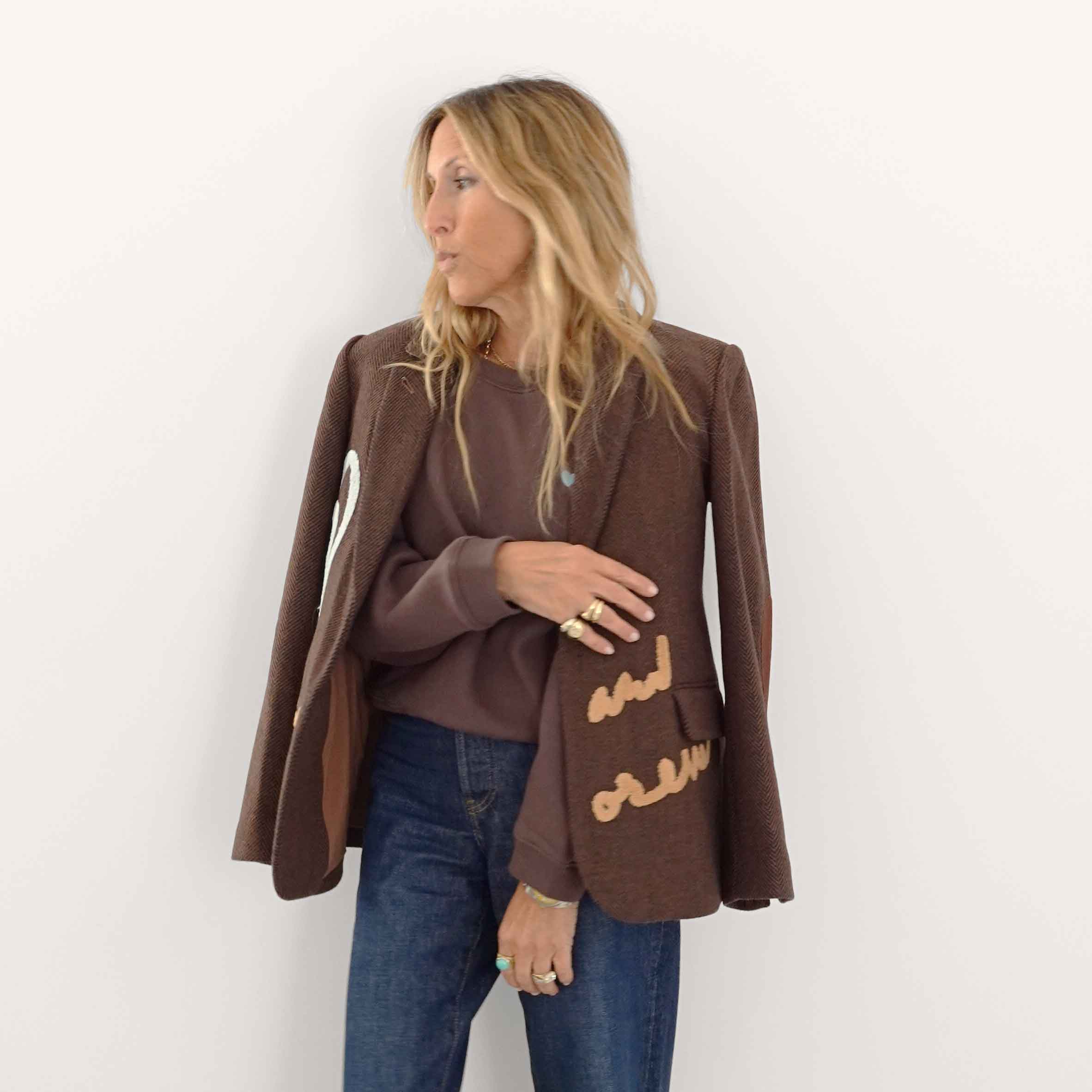 Workday On and On Forever Blazer, Brown | Kerri Rosenthal – KERRI