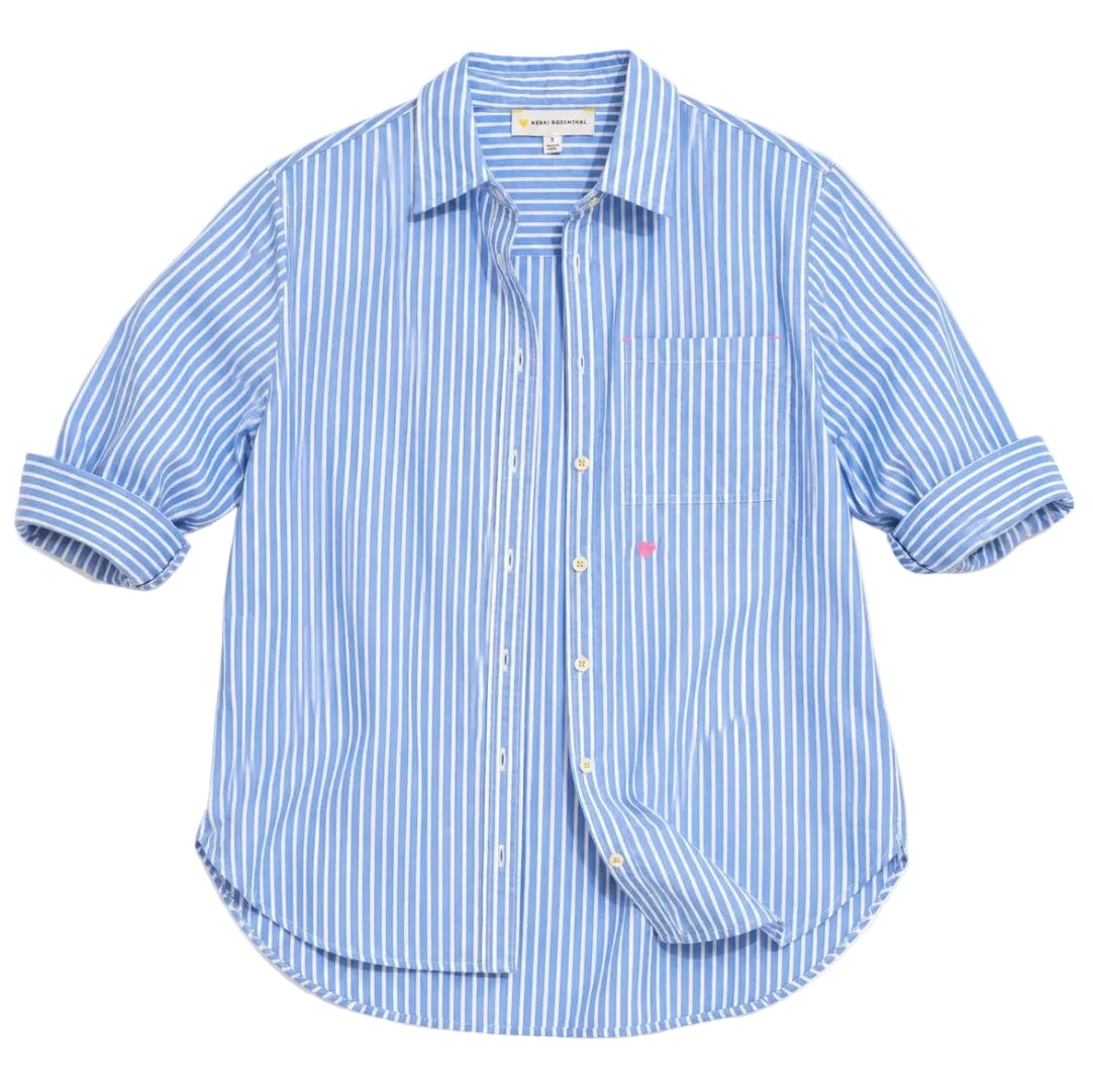 Mia Shirt Stripe Blue/white