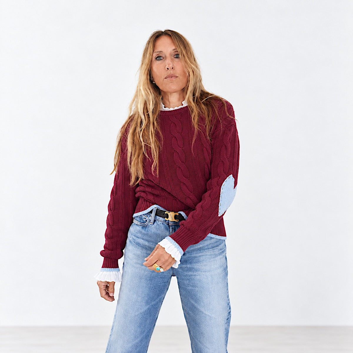 Maxwork Cable Pullover Sweater