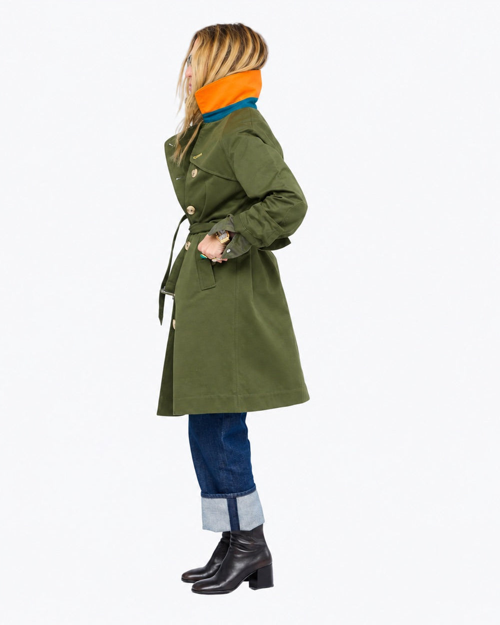 Color Washed Trench
