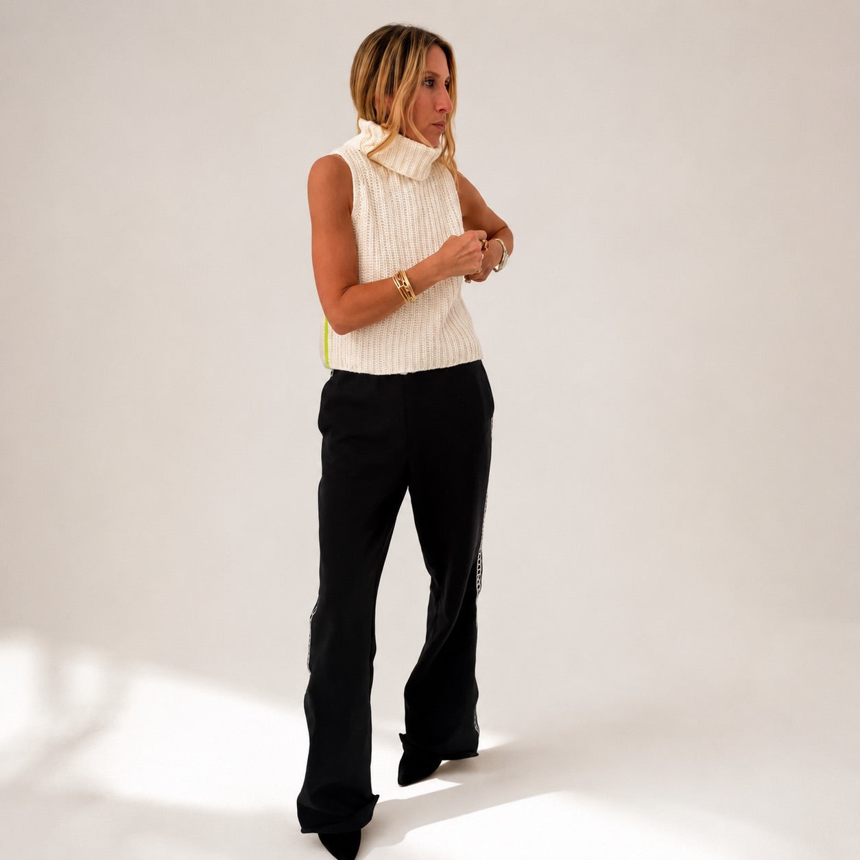 Shelly Sweater, Natural | Kerri Rosenthal – KERRI ROSENTHAL