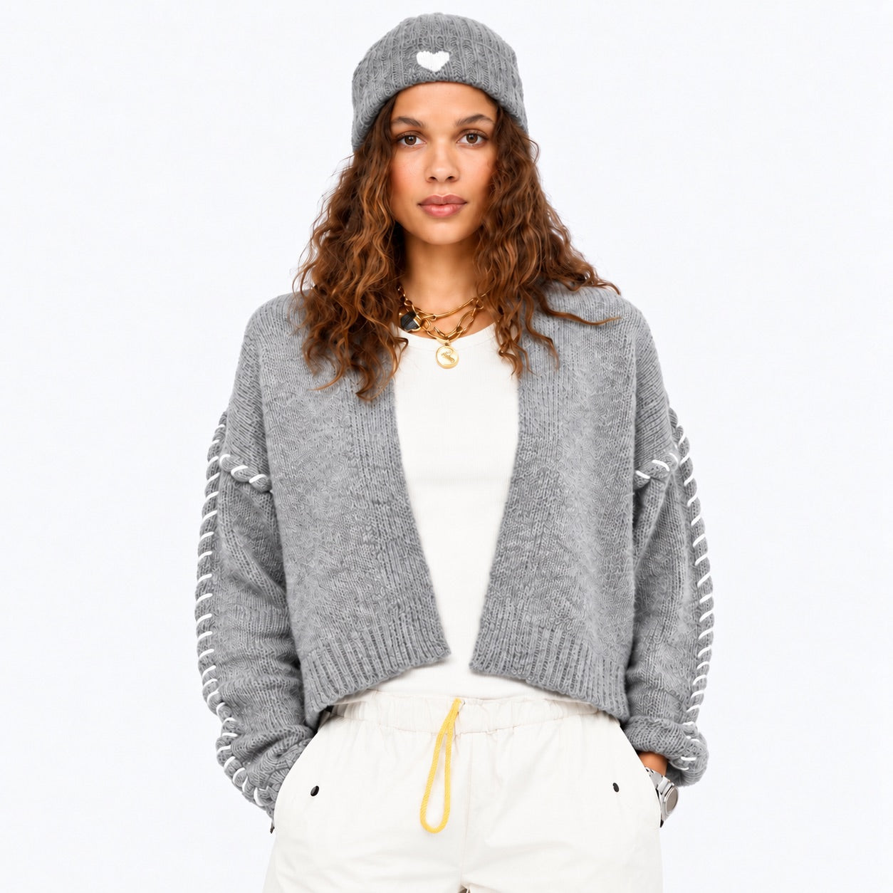 Sienna Cardigan, Smoke | Kerri Rosenthal – KERRI ROSENTHAL