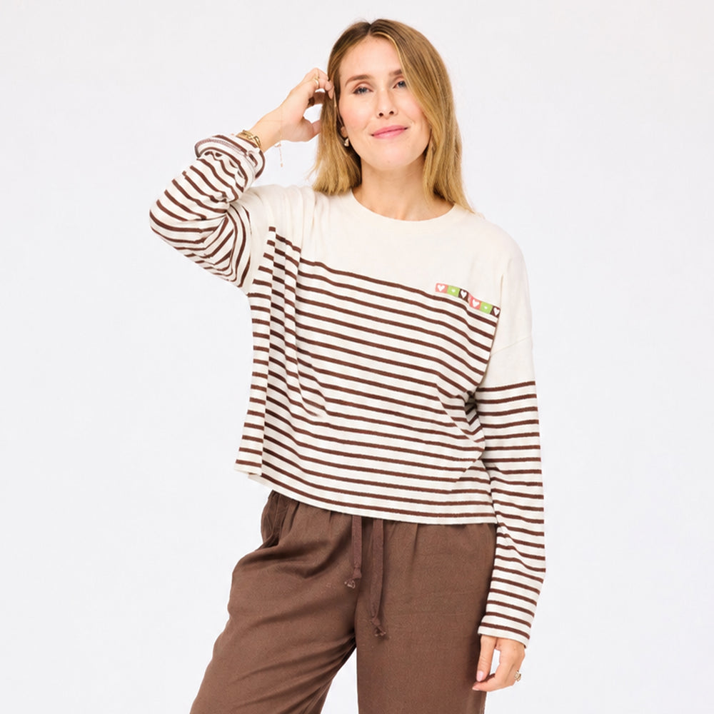 Artist Long Sleeve Stripe Tee